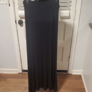 Chic Black A-Line Skirt